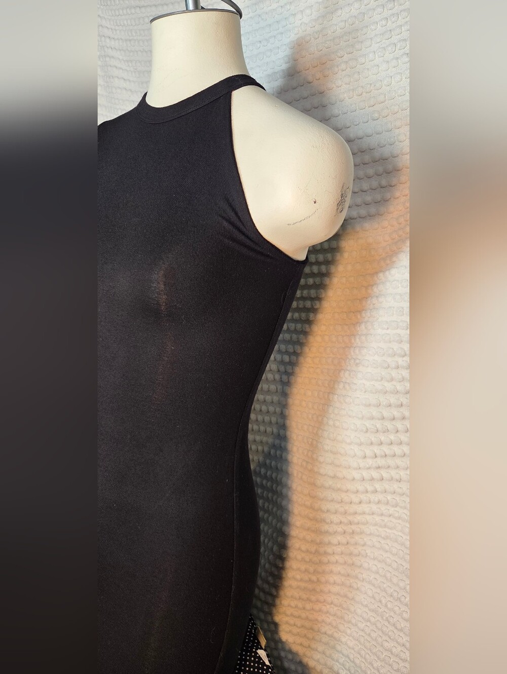Naked Wardrobe Black One Sleeve Bodycon Dress - Picture 3 of 6